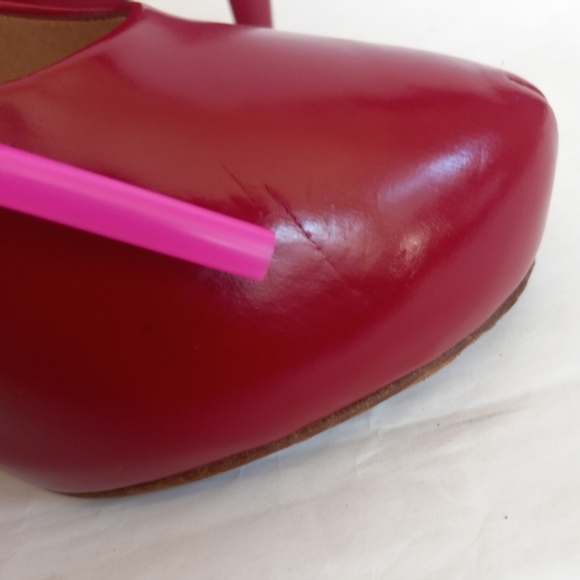 Maison Margiela Heels oversize Red size 38.5 Rare - Picture 9 of 16